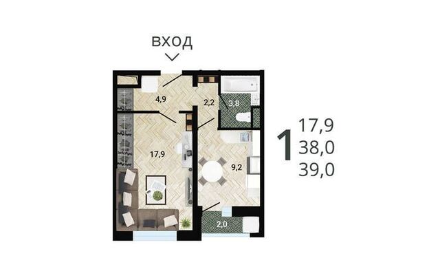 р-н Левобережный ул Ростовская 18 корп. А, блок-секция 2 фото