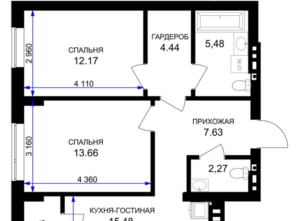квартира р-н Гурьевский г Гурьевск ЖК «Включи» фото 1