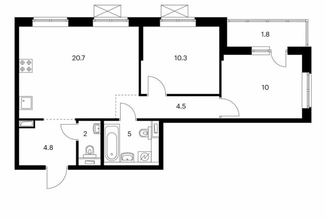 квартира ул имени Владимира Жириновского 7/2 фото