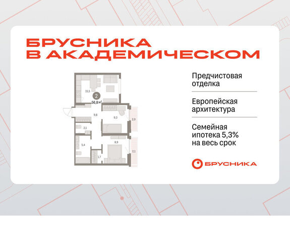 Академический Чкаловская ЖК Брусника в Академическом 19-й квартал фото