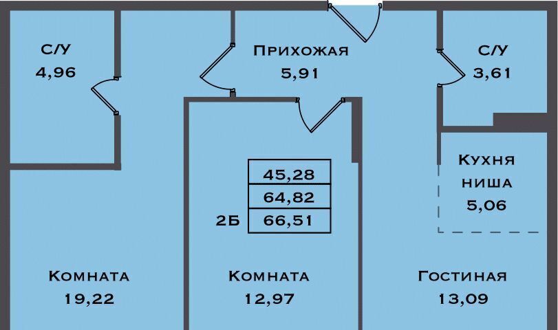 квартира г Сургут ул Игоря Киртбая 1а 51-й фото 1