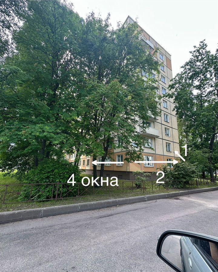 квартира г Санкт-Петербург метро Гражданский Проспект пр-кт Гражданский 110к/1 округ № 21 фото 17