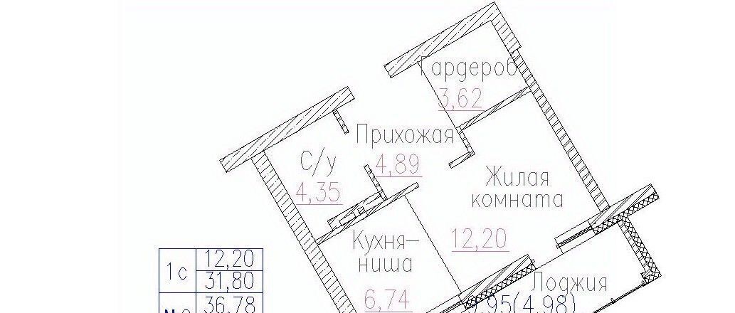 квартира г Новосибирск Маршала Покрышкина ЖК «Демьяна Бедного, 73» фото 1