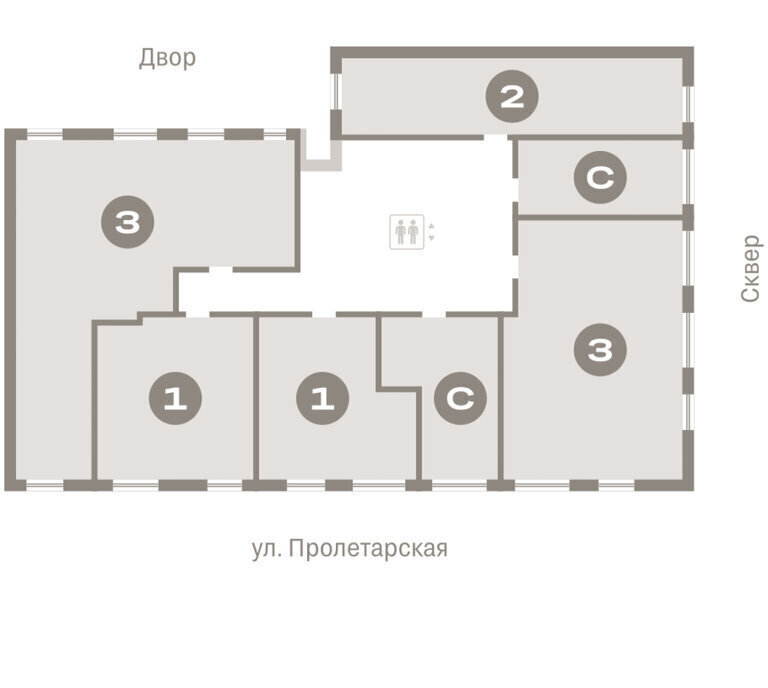 квартира г Курган Центральный ЖК «Дом Кино» фото 3