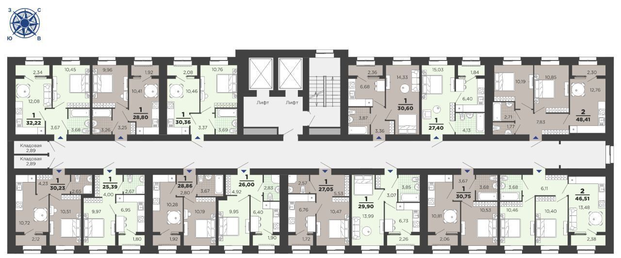 квартира г Рязань р-н Московский ул Семчинская 11к/2 фото 2