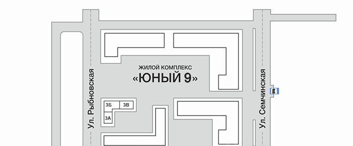 квартира г Рязань р-н Московский ул Семчинская 11к/2 ЖК «Юный» фото 9