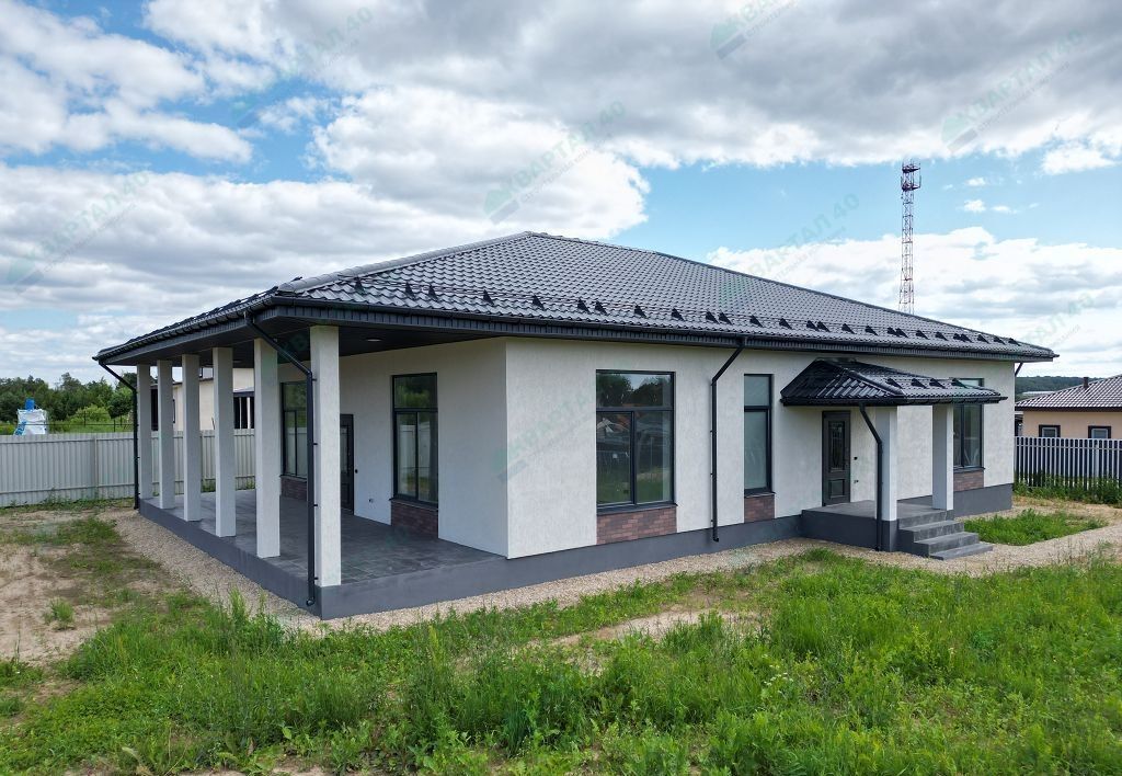 дом р-н Боровский г Боровск Киевское шоссе, 4 км, сельское поселение Совьяки, коттеджный пос. Боровики-2, 299Б фото 1
