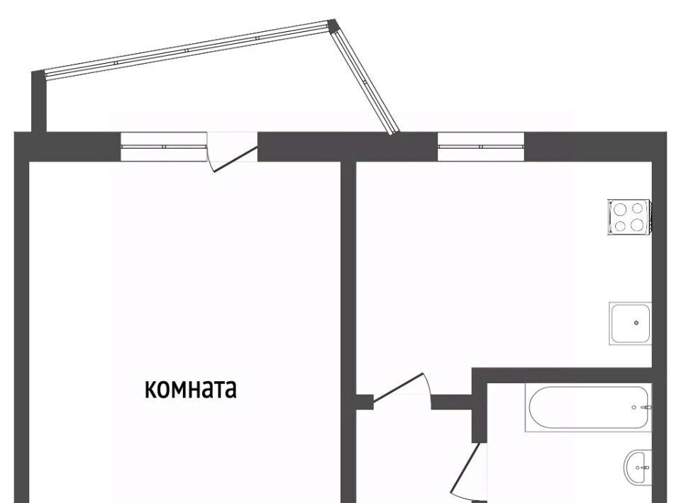 квартира г Омск р-н Ленинский ул Батумская 28/1 Московка фото 2