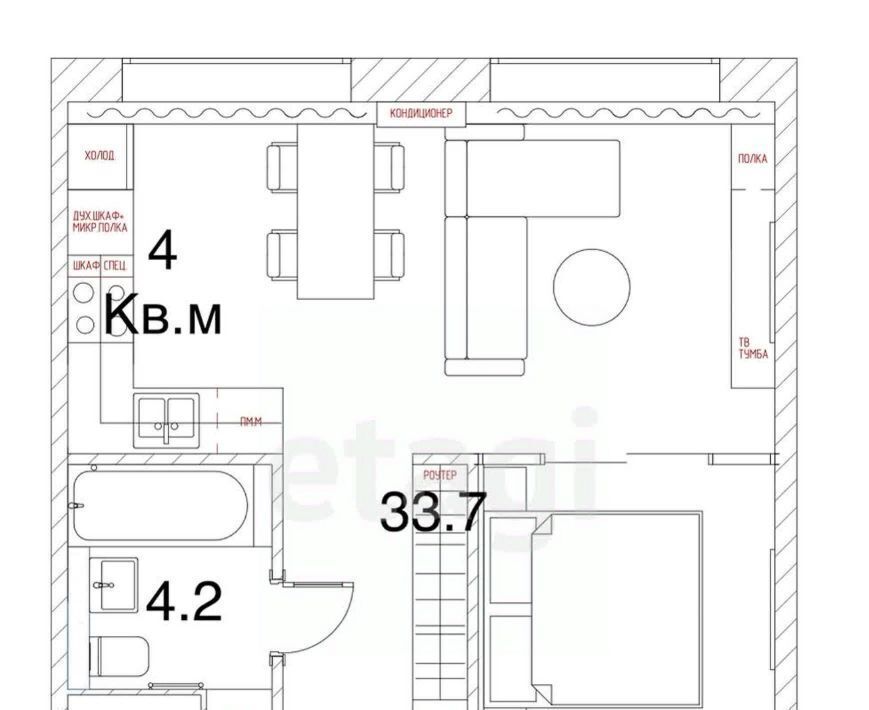 квартира р-н Крымский г Крымск ул Комарова 42а фото 2