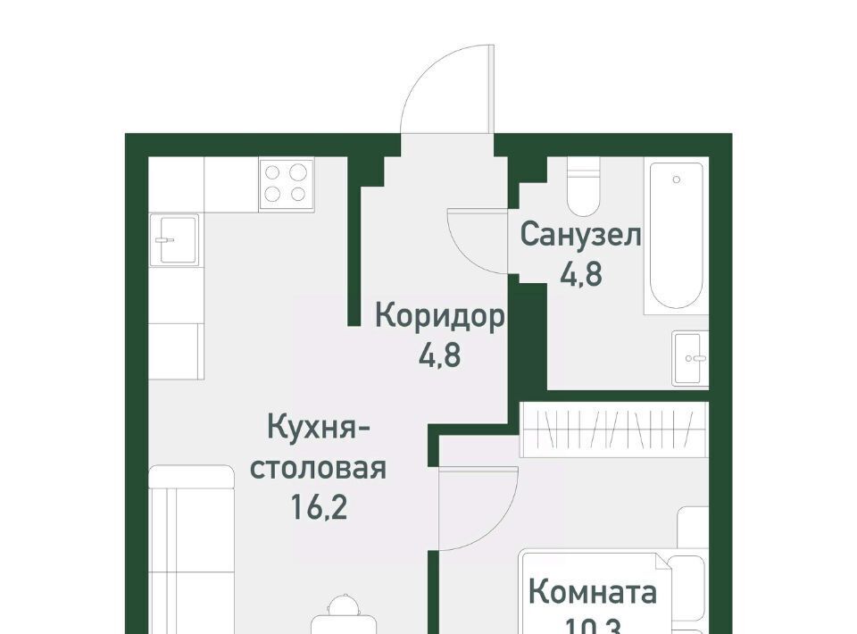квартира г Челябинск Западный Кременкульское сельское поселение фото 1
