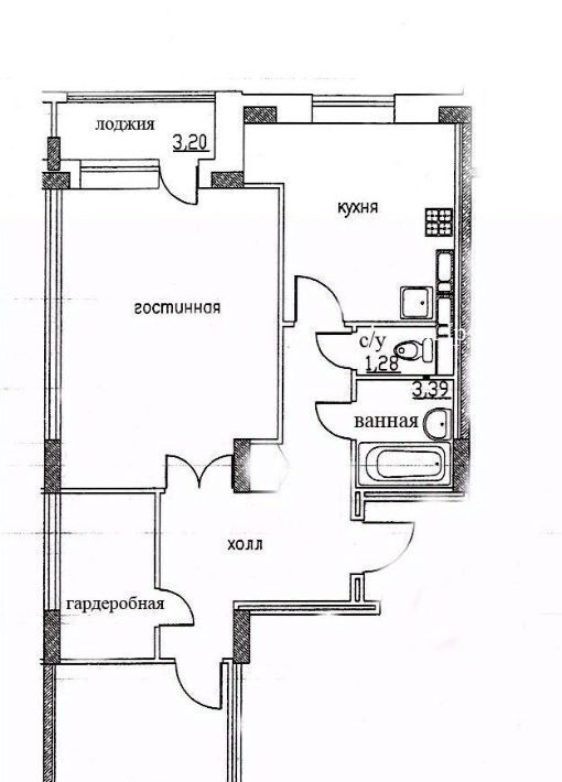 квартира городской округ Одинцовский г Звенигород мкр 3 4 фото 15
