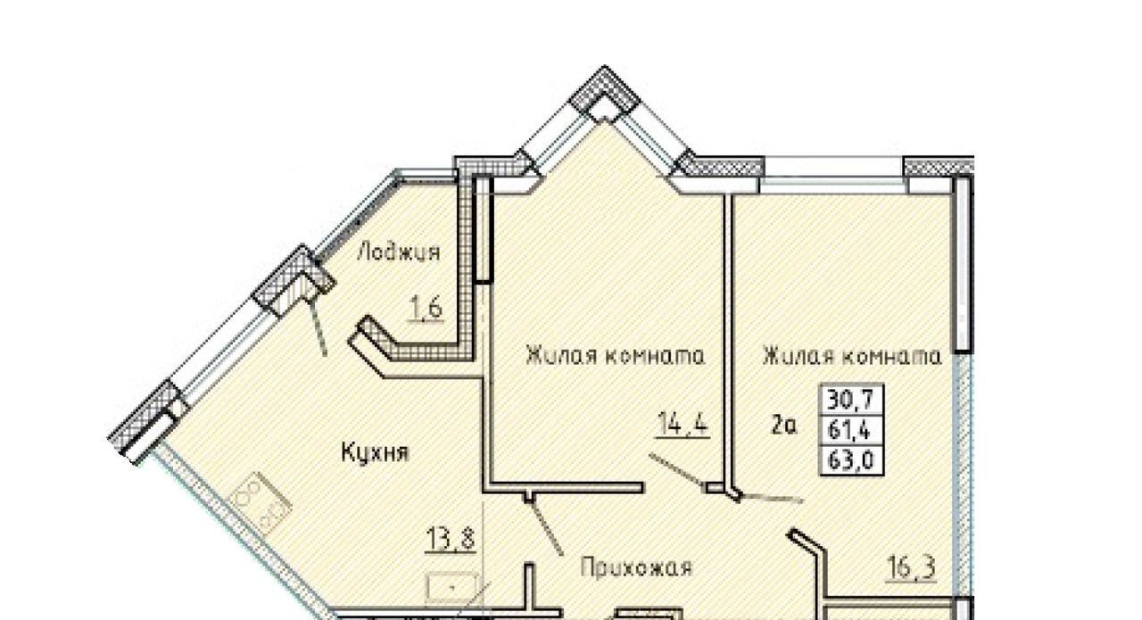 квартира г Красноярск р-н Советский ул Октябрьская 10 фото 21