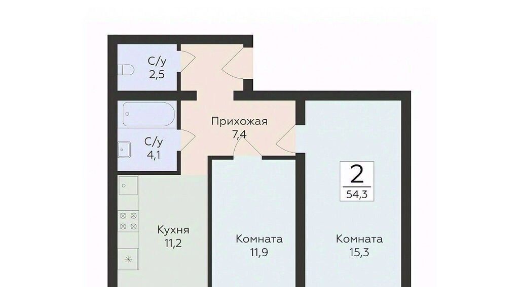 квартира г Самара р-н Советский ул Победы 14а ЖК «Победа» фото 1