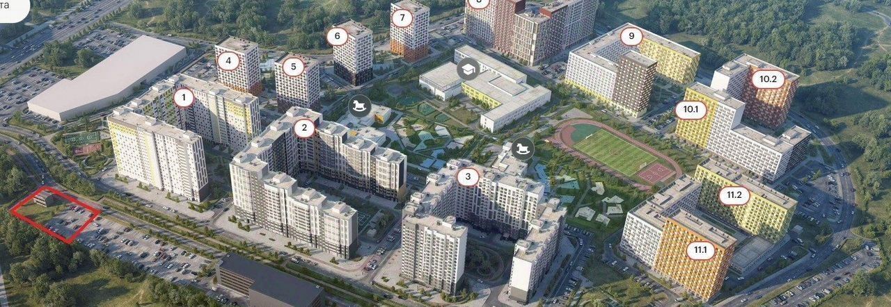 земля г Зеленоград микрорайон «Жемчужина Зеленограда» Зел АО, 17-й мкр фото 1