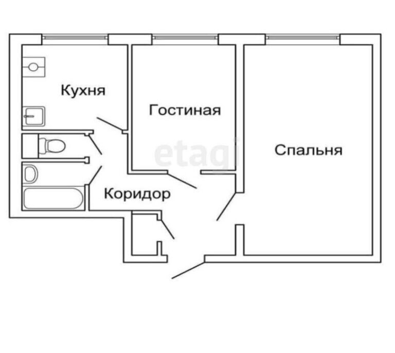 квартира г Краснодар ул им. лётчика Позднякова 2к/18 фото 1