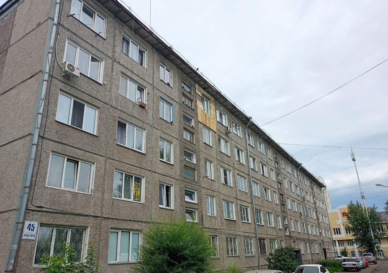 квартира г Красноярск р-н Железнодорожный ул Толстого 45 фото 1