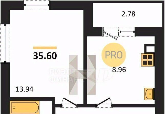 квартира г Калининград р-н Московский ул Крейсерская 13к/1 фото 1