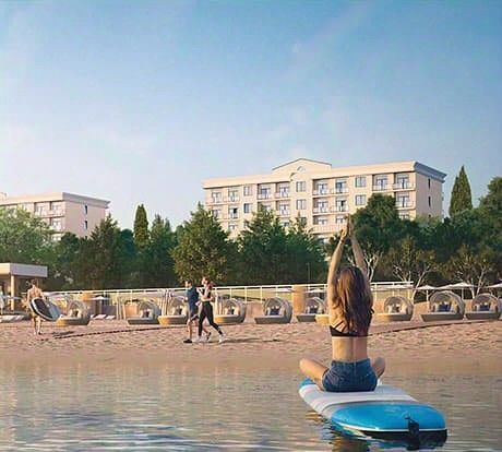 квартира г Евпатория пгт Заозерное Новая Керкинитида жилой комплекс фото 14