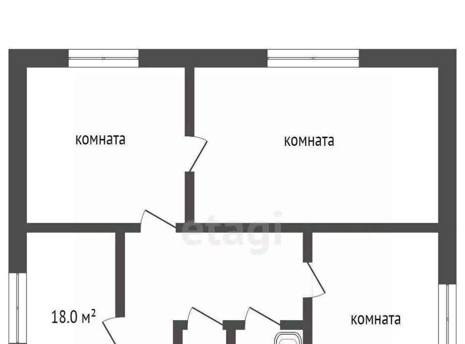 квартира р-н Рыбинский г Рыбинск ул Блюхера 11 фото 2