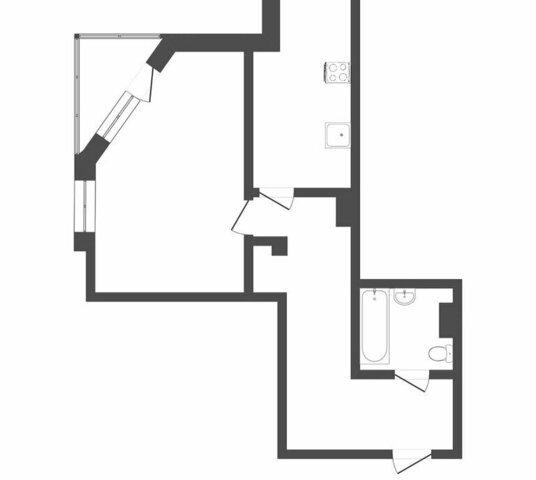 квартира ул Станислава Карнацевича 1к/1 фото