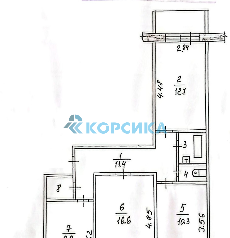 квартира г Набережные Челны 20-й комплекс б-р Цветочный 1 Новый Город м-н фото 1