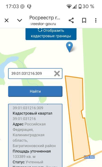 земля р-н Багратионовский г Багратионовск фото 3