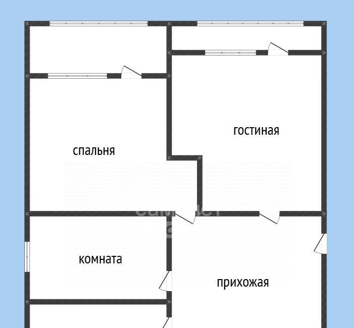 квартира г Махачкала Советский, ул. Магомеда Залибекова, 3 фото 2