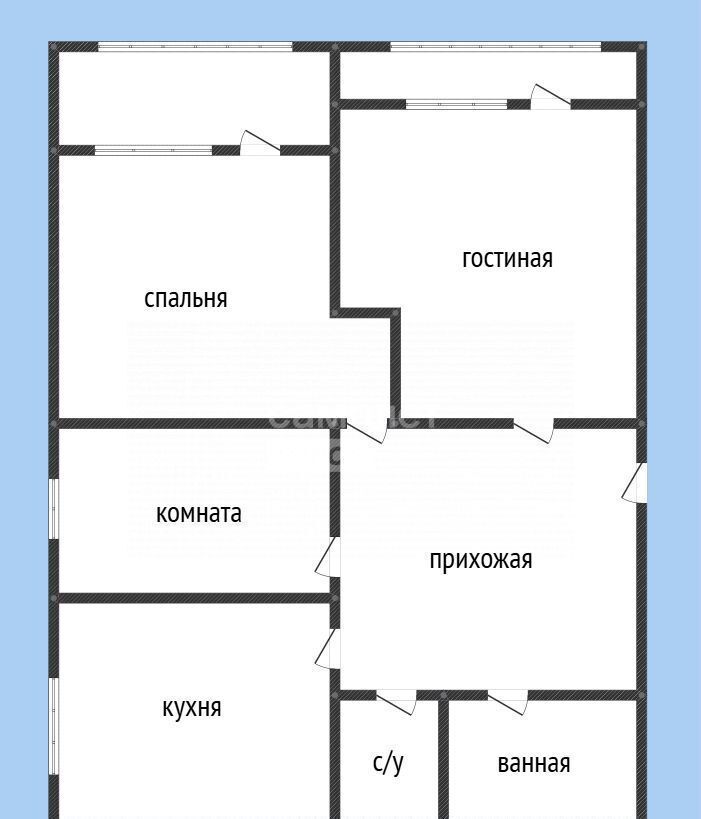 квартира г Махачкала пр-кт Амет-хана Султана 12 р-н Советский фото 16
