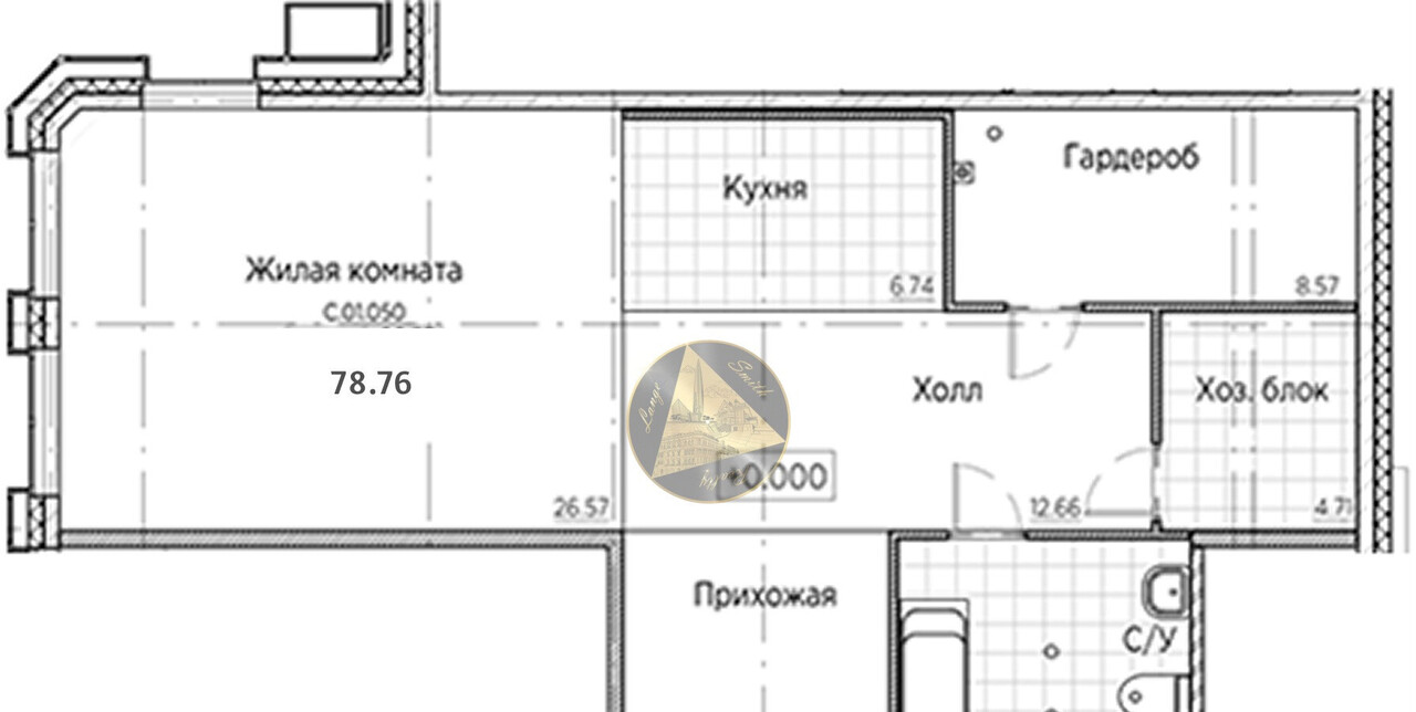 квартира г Санкт-Петербург метро Василеостровская Васильевский округ ул 12-я линия 41/1 В. О. фото 2