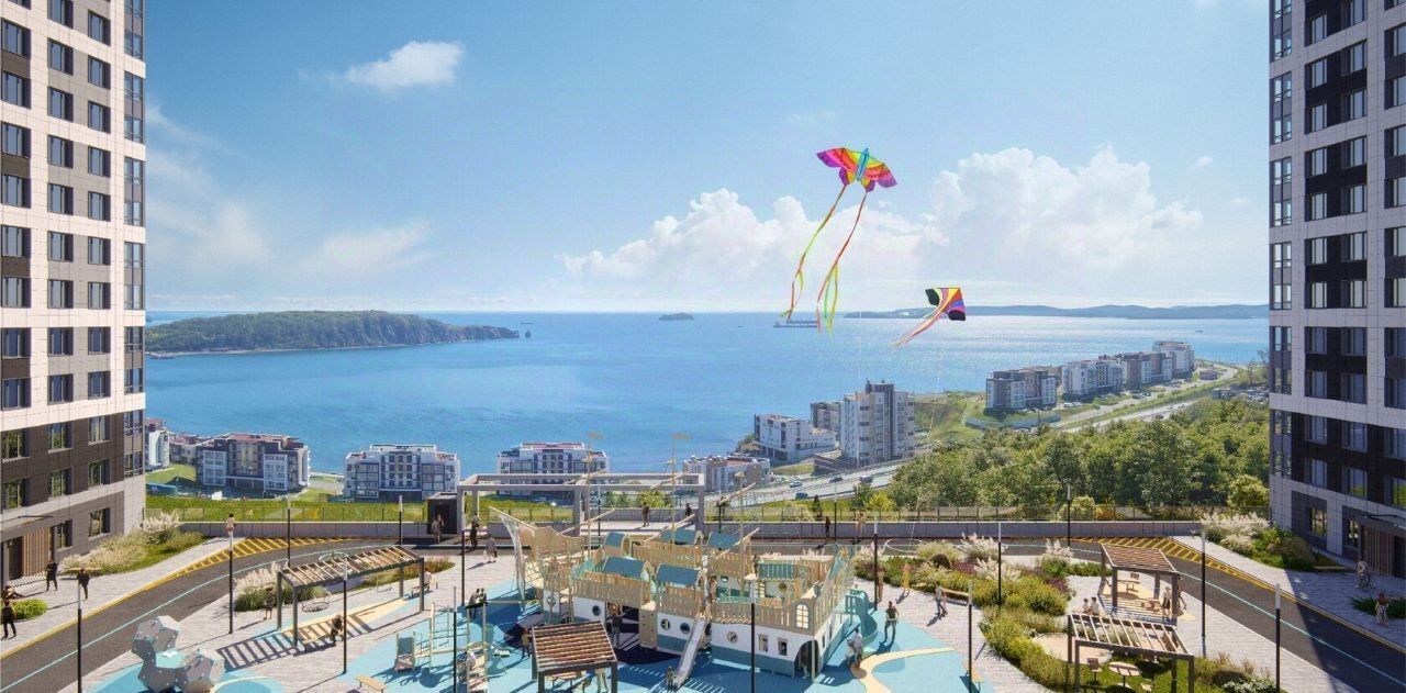 квартира г Владивосток р-н Первомайский ЖК Посейдония 6 фото 8