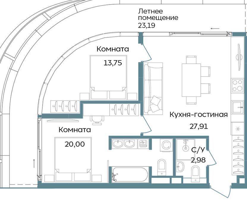 квартира г Саки курортный кластер Темпо фото 1