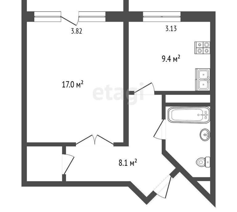 квартира г Люберцы дп Красково ул Лорха 13 Красково фото 1