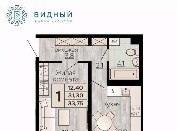 квартира г Пермь р-н Орджоникидзевский ул Кавказская 13к/1 фото 1