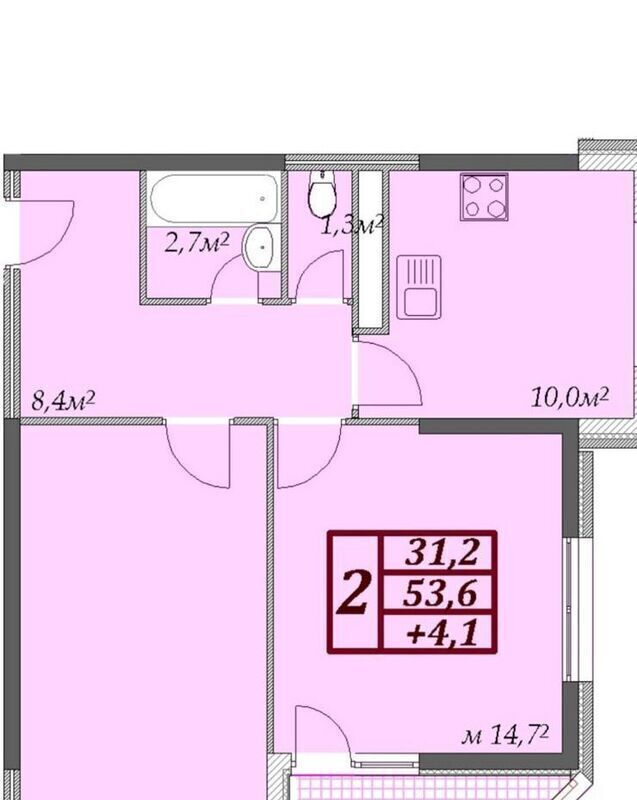 квартира г Анапа микрорайон Алексеевка ул Крестьянская 27 м-н фото 4