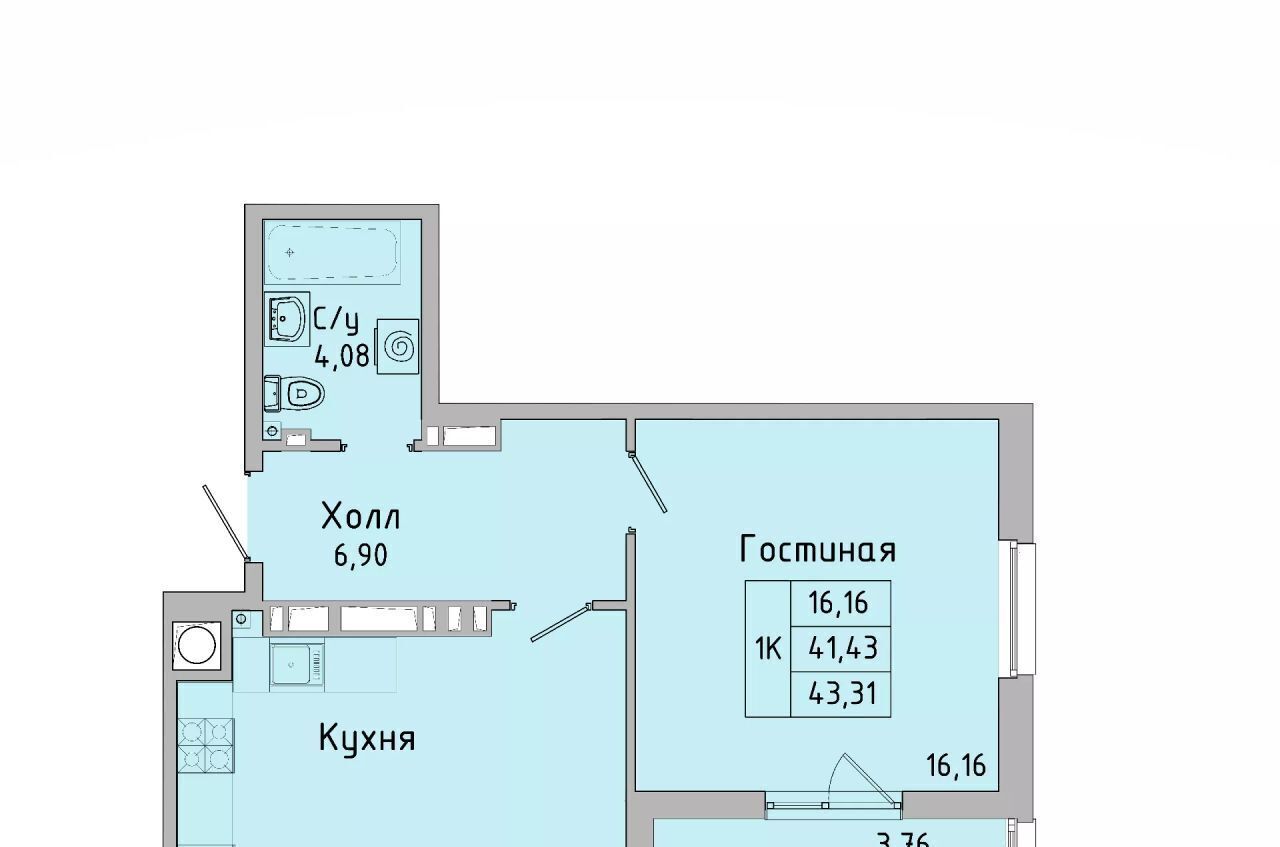квартира г Батайск ул Ушинского 27ак/3 фото 3