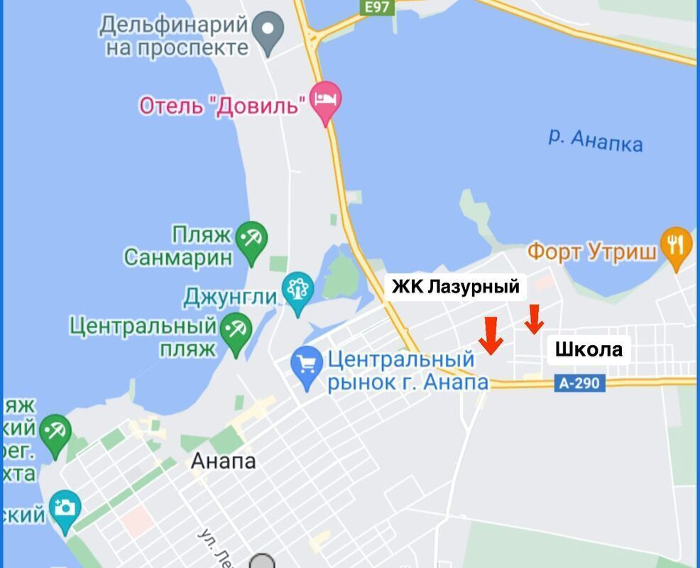 квартира г Анапа микрорайон Алексеевка ул Крестьянская 27 м-н фото 5