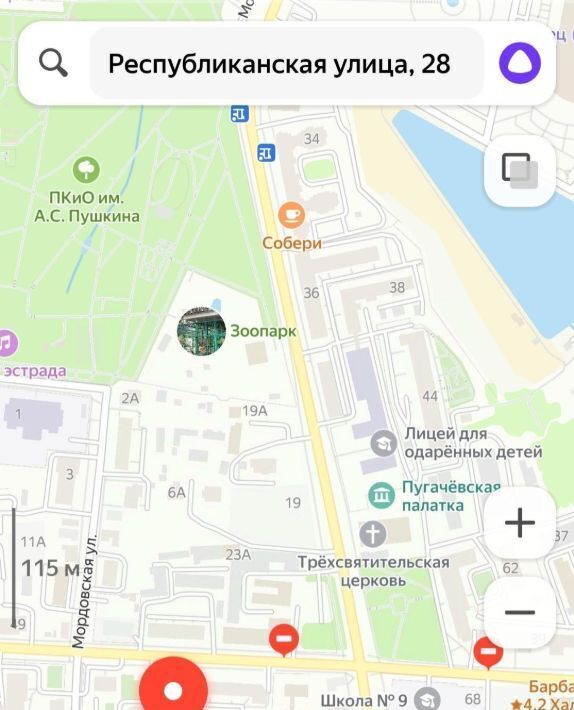 квартира г Саранск р-н Ленинский ул Республиканская 28 фото 25
