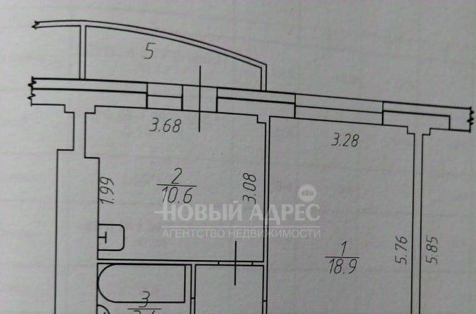 квартира г Калуга р-н Октябрьский ул Аллейная 4 микрорайон «Солнечный» фото 10