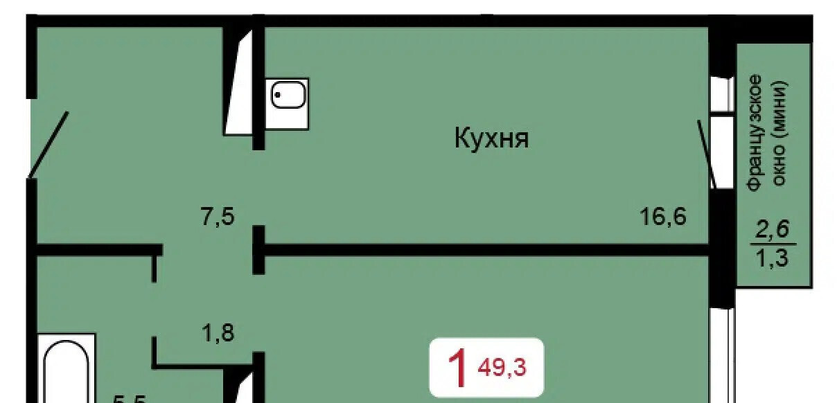 квартира г Красноярск р-н Кировский ул Кутузова 1 ст 196 фото 1