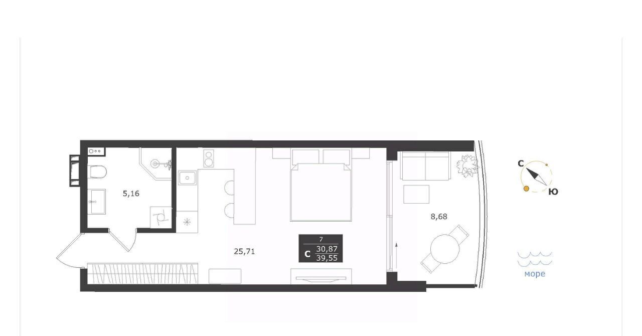 квартира г Алушта с Виноградное ул Сусловой 3 фото 1