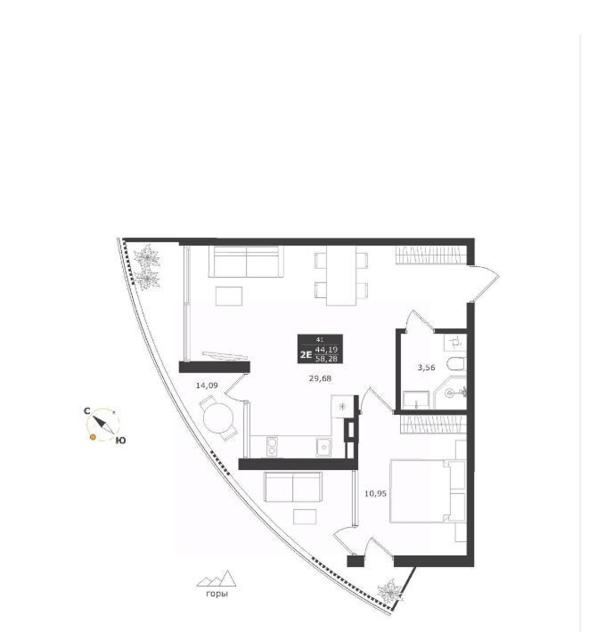 квартира г Алушта с Виноградное ул Сусловой 3 фото 1