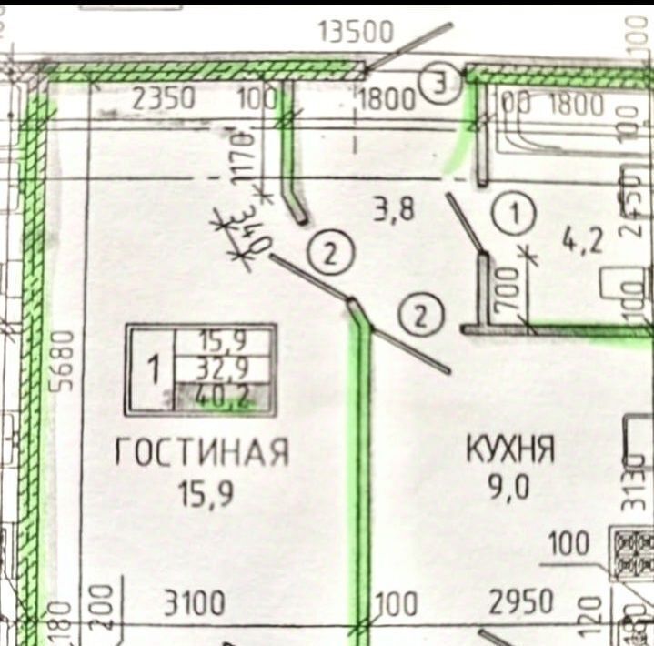 квартира г Ставрополь р-н Промышленный ул Рогожникова 15 фото 2