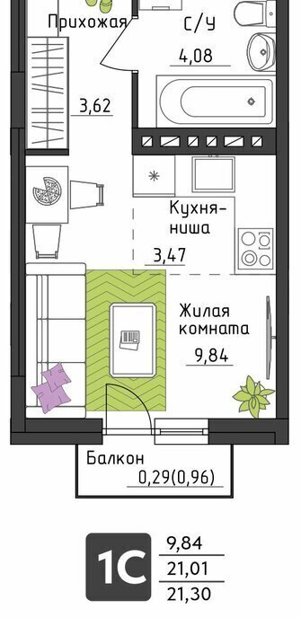 квартира г Пермь р-н Орджоникидзевский ул Верхне-Вишерская 40 фото 1