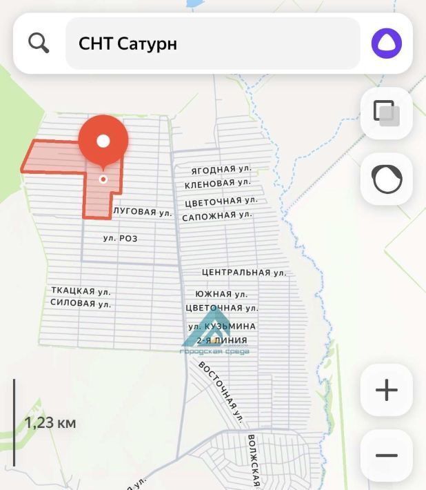 земля г Оренбург р-н Ленинский снт Сатурн ул 11-я линия Ростоши-3 дм фото 4