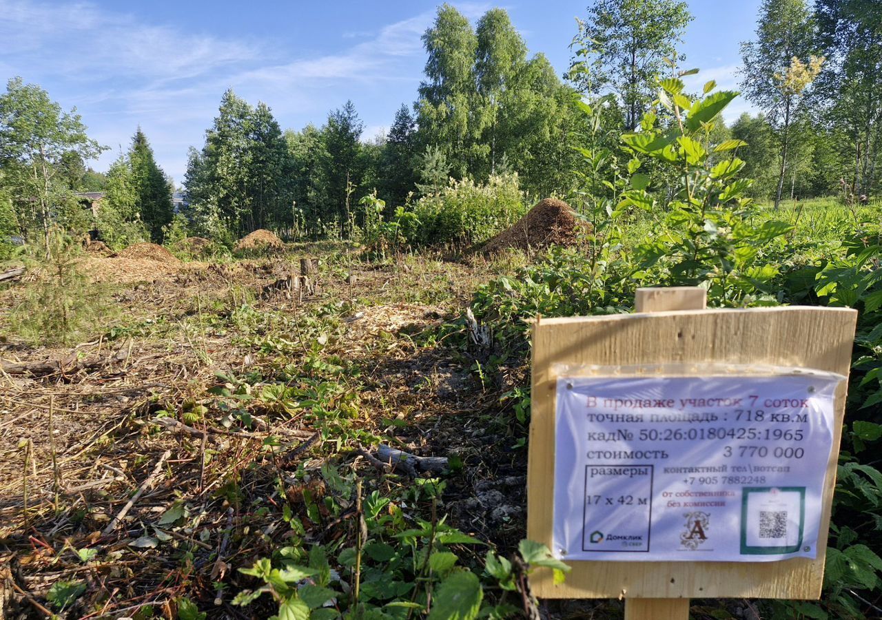 земля городской округ Наро-Фоминский г Апрелевка 27 км, д. Першино, Киевское шоссе фото 1
