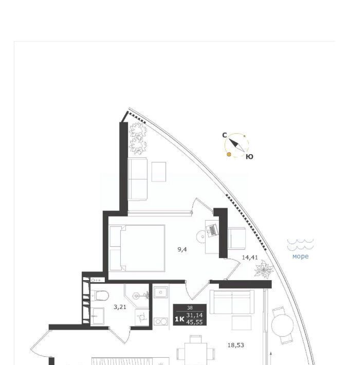 квартира г Алушта с Виноградное ул Сусловой 3 фото 1