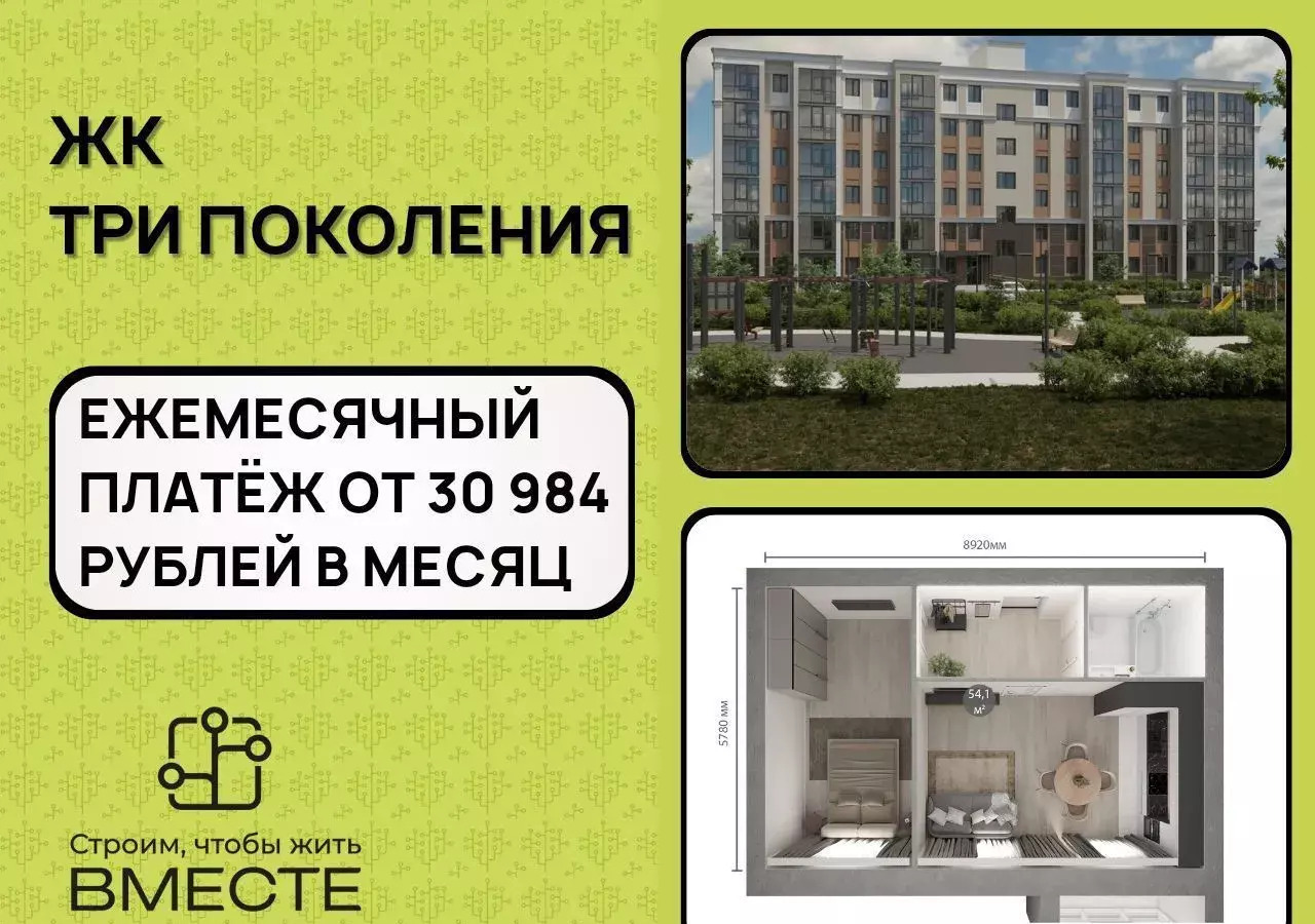 квартира г Кемерово б-р Строителей 71 корп. 1 фото 1