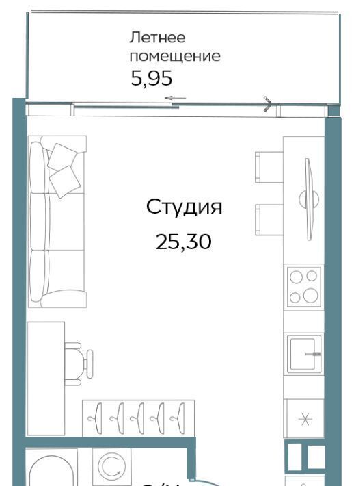 квартира г Саки ул Морская TEMPO фото 1