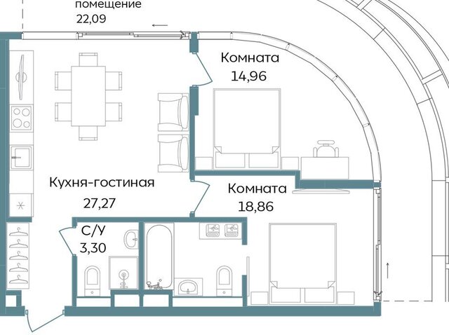 квартира курортный кластер Темпо фото