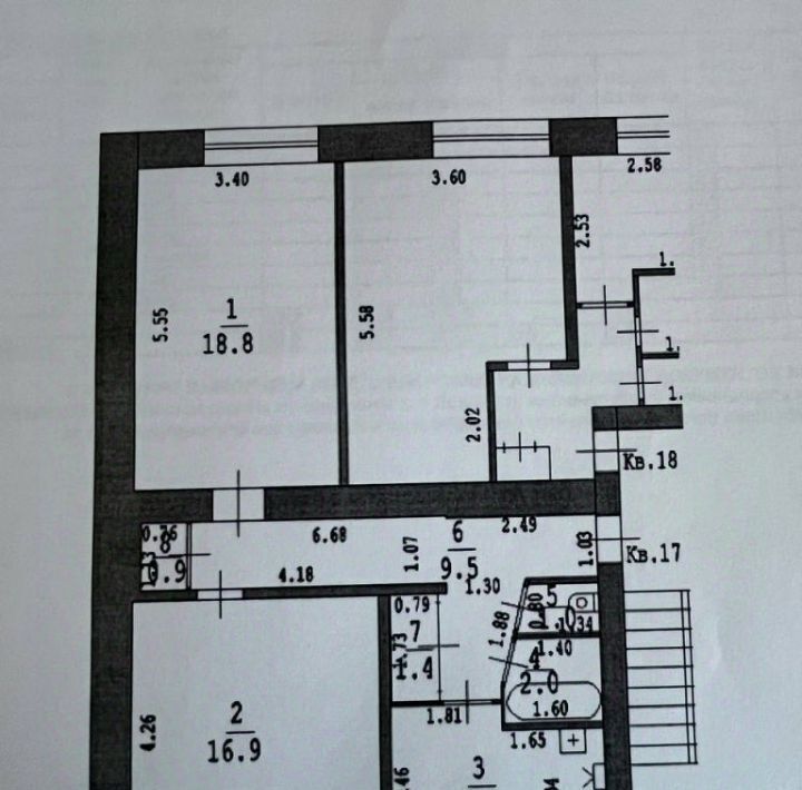 квартира г Нижний Новгород Ленинская пер Тургайский 2а фото 2
